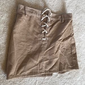 Kendall and Kylie corduroy skirt